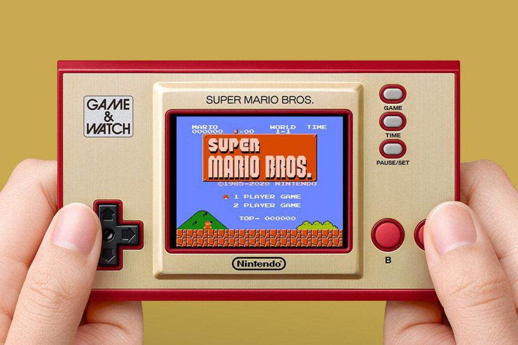 Una consola portátil Game & Watch: Super Mario Bros.