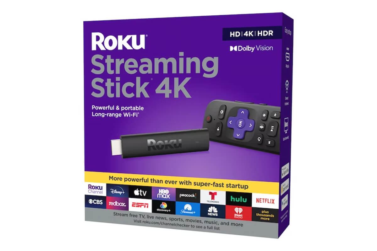 El dispositivo ROKU Streaming Stick 4K 2021.