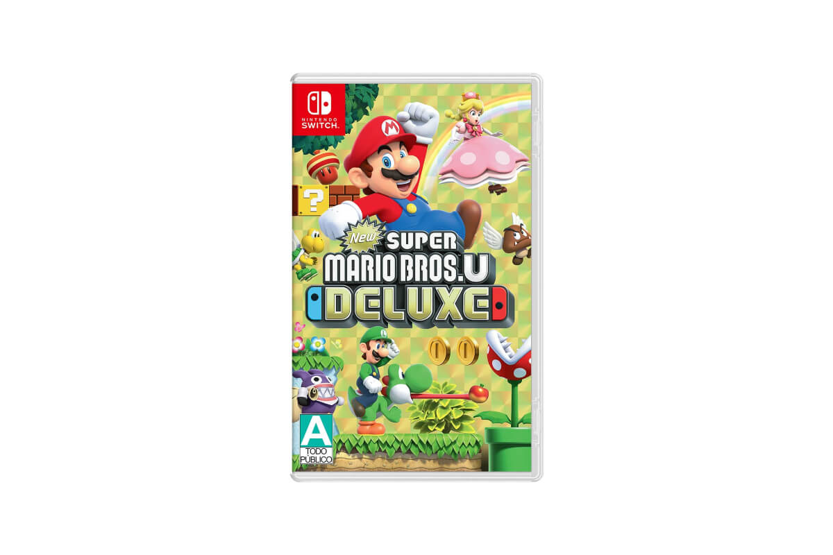 Juego New Super Mario Bros. U Deluxe.