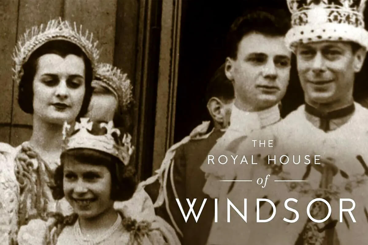 Póster del docuserie de Netflix The Royal House of Windsor.