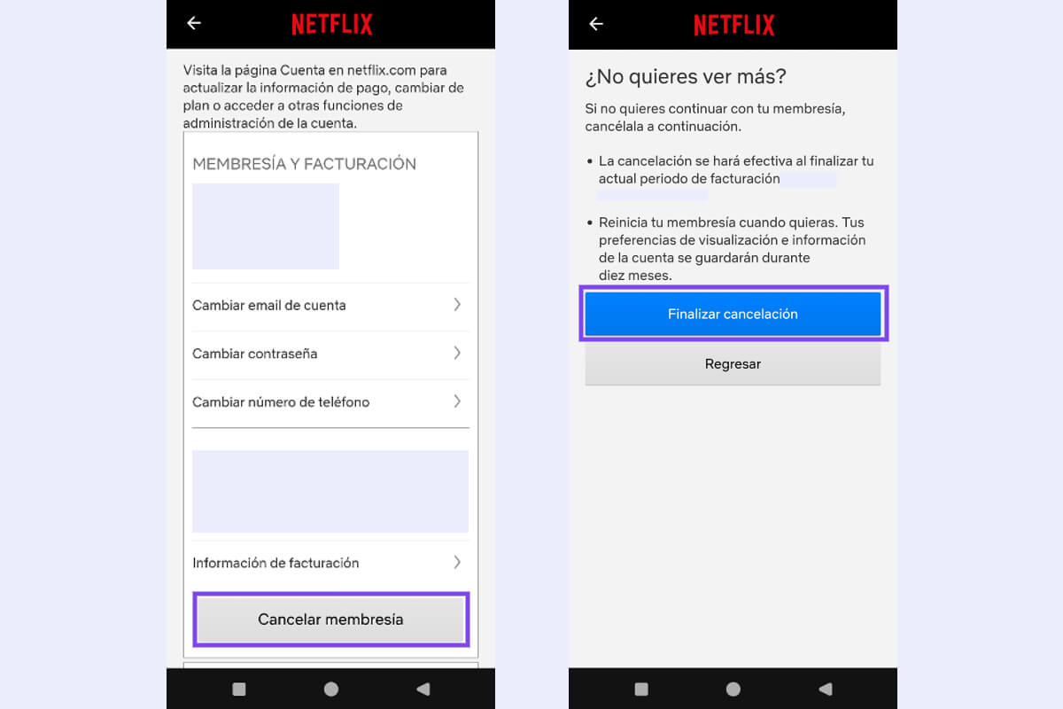 Cómo cancelar tu cuenta de Netflix y finalizar tu suscripción