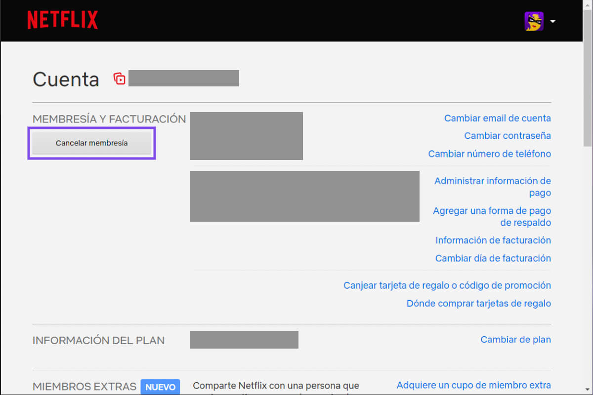 Cómo cancelar tu cuenta de Netflix?