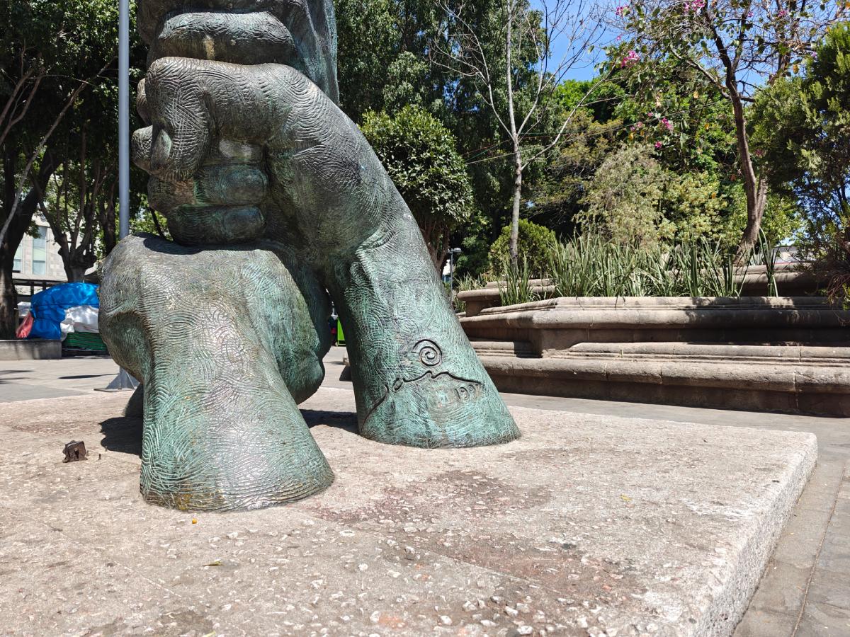 Monumento ubicado en la Alameda Central de la Ciudad de México. 