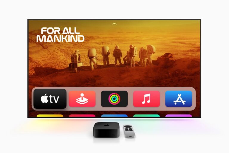 Apple TV 4K (2022) está en funcionamiento.