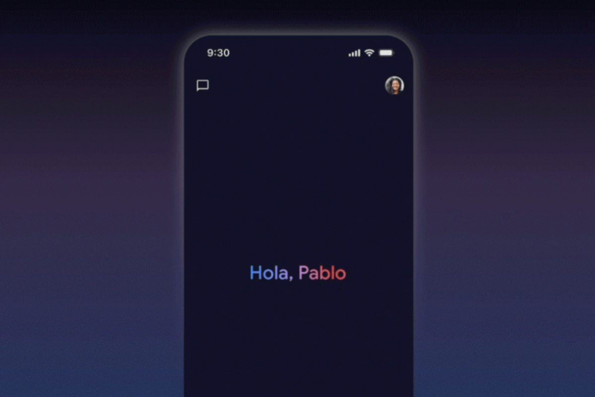 Google Gemini activo en un celular.