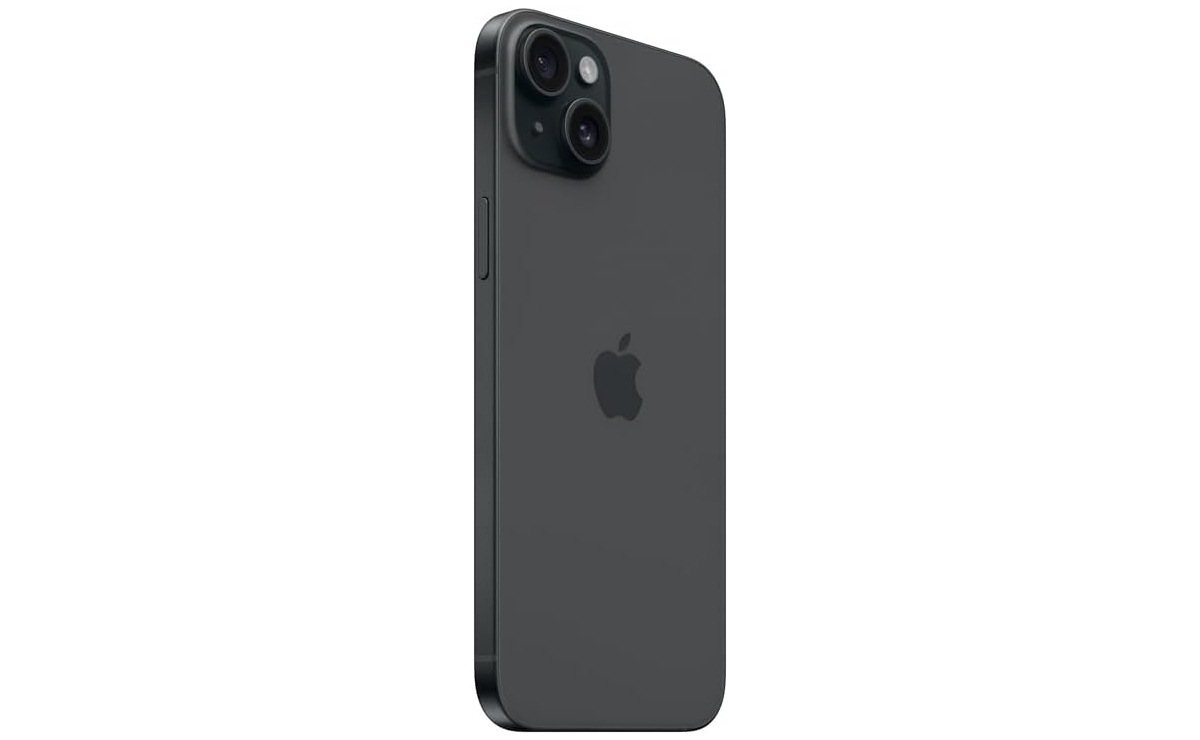 iPhone 15 Plus de 512 GB sobre un fondo blanco.