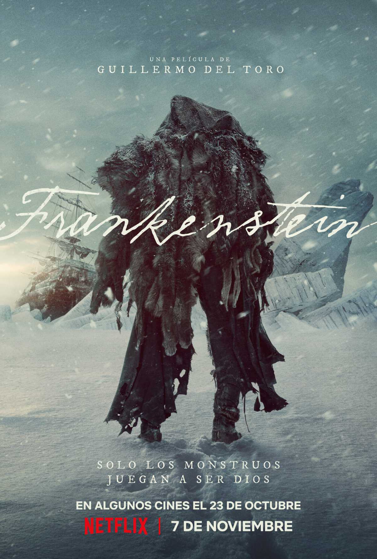 Arte principal de Frankenstein, una película de Guillermo del Todo.