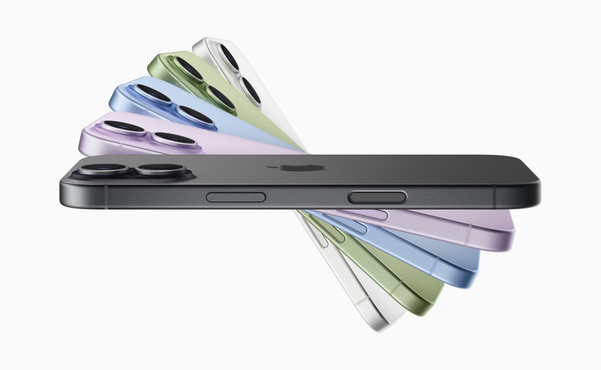 iPhone 17 está disponible en cinco colores distintos.