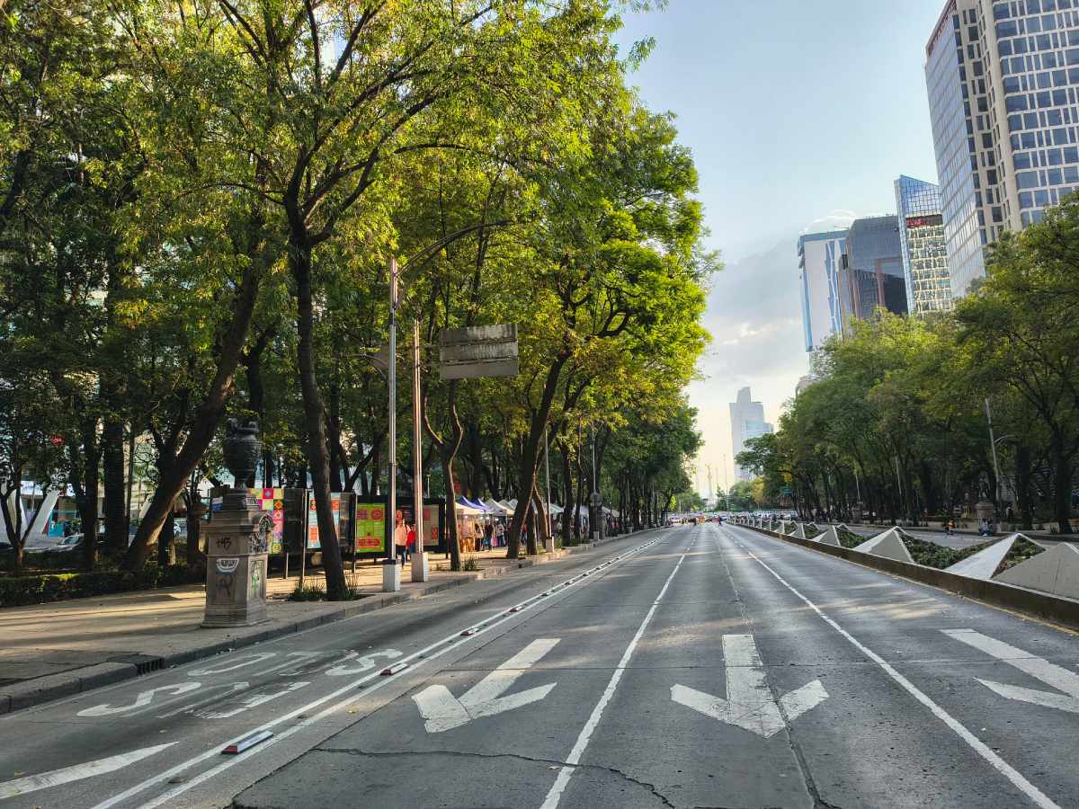Paseo de la Reforma en CDMX. Foto tomadas con el Motorola Edge 60 Fusion.