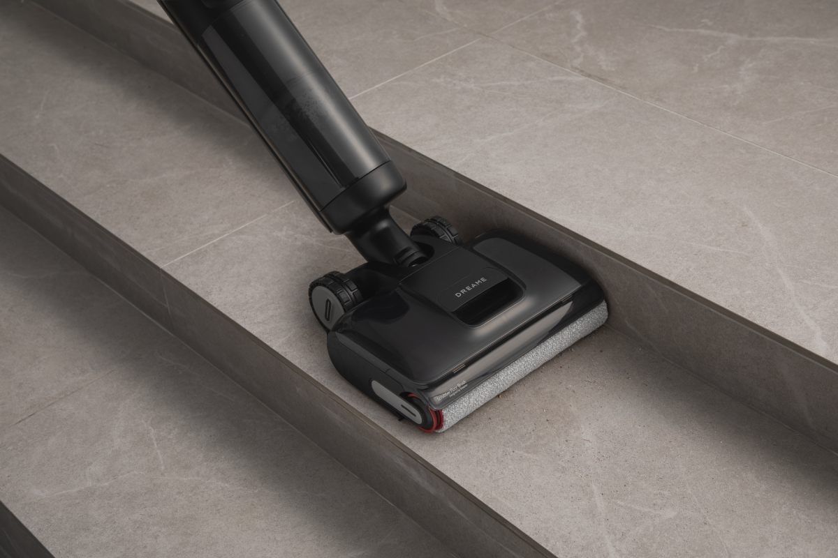 Dreame H12 Pro Flex Reach, en funcionamiento. 