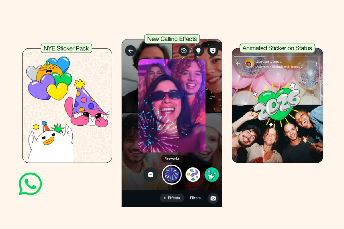 WhatsApp te ayuda a celebrar el Año Nuevo